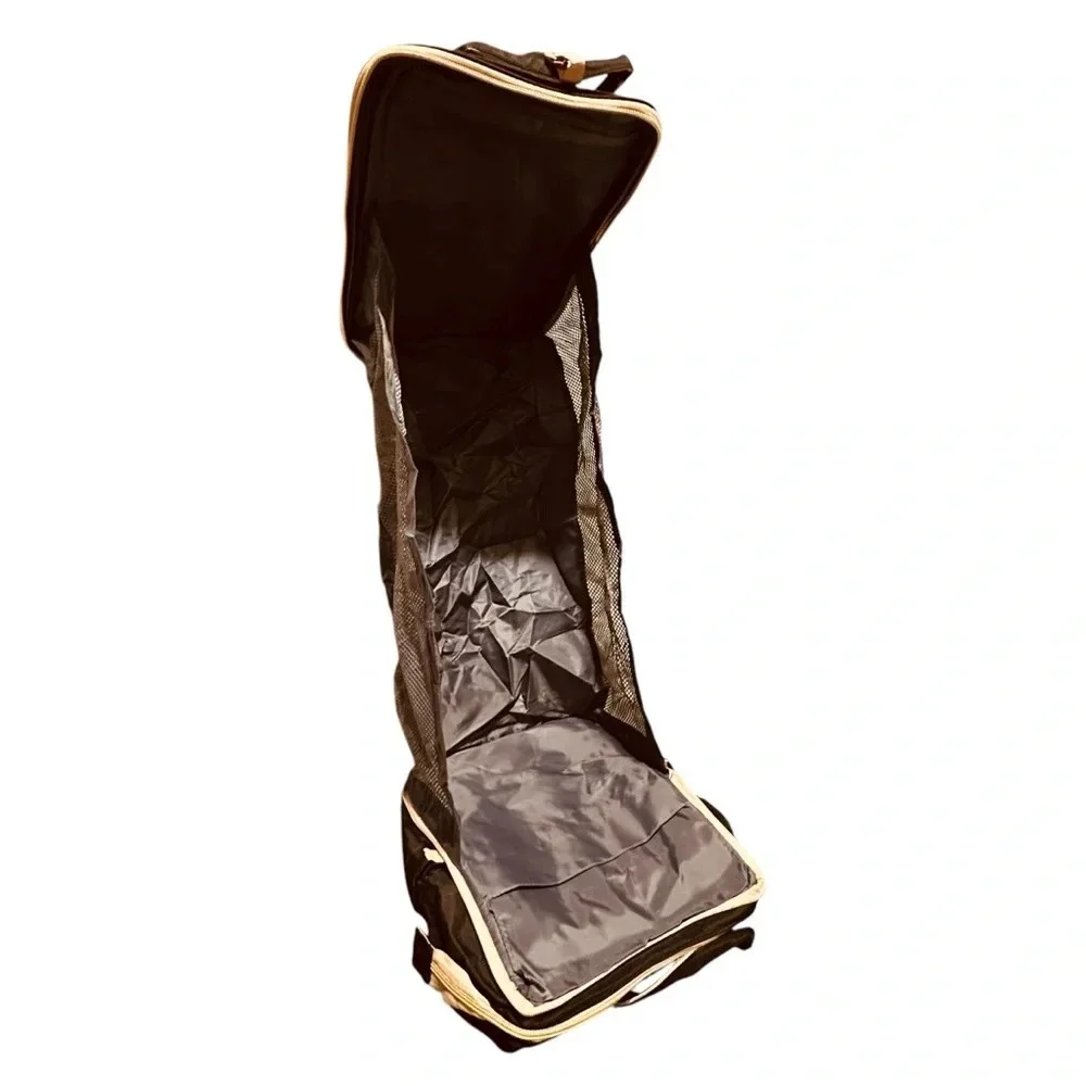 Mommy love You black diaper bag backpack with changing station, new no tags